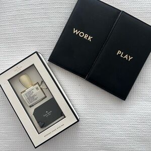 kate spade Black & Cream 'WORK / PLAY' Organizer with BONUS